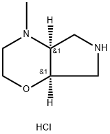 rac-(4aS,7aR)-4-methyloctahydropyrrolo[3,4-b][1,4]oxazine dihydrochloride Structural