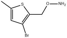 O-[(3-Bromo-5-methyl-2-thienyl)methyl]hydroxylamine Structural