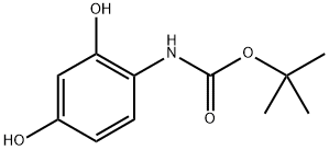tert-Butyl (2,4-dihydroxyphenyl)carbamate Structural