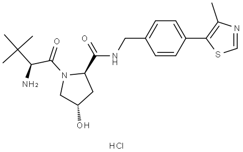 (R,S,S)-AHPC hydrochloride Structural