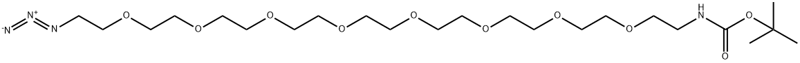 Azido-PEG8-NHBoc Structural