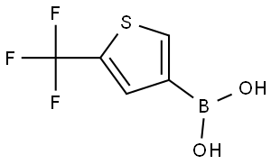 Boronic acid, B-[5-(trifluoromethyl)-3-thienyl]- Structural
