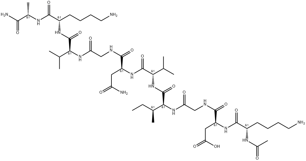L-Alaninamide, N2-acetyl-L-lysyl-L-α-aspartylglycyl-L-isoleucyl-L-valyl-L-asparaginylglycyl-L-valyl-L-lysyl-
