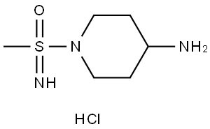 1-(S-Methylsulfonimidoyl)piperidin-4-amine hydrochloride Structural