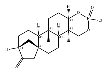 Kaur-16-ene-3α,18-diol, cyclic phosphorochloridate (8CI) Structural