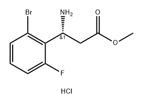 METHYL (3R)-3-AMINO-3-(2-BROMO-6-FLUOROPHENYL)PROPANOATE HYDROCHLORIDE