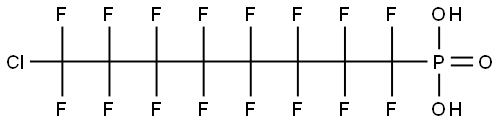 Phosphonic acid, P-(8-chloro-1,1,2,2,3,3,4,4,5,5,6,6,7,7,8,8-hexadecafluorooctyl)- Structural