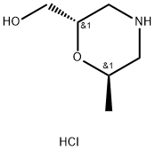 rel-((2R,6S)-6-methylmorpholin-2-yl)methanol hydrochloride Structural