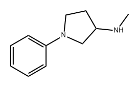 N-methyl-1-phenylpyrrolidin-3-amine Structural
