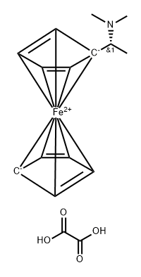 Ferrocene, [(1R)-1-(dimethylamino)ethyl]-, ethanedioate (1:1) Structural