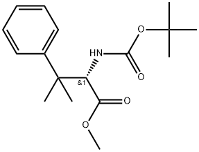 L-Phenylalanine, N-[(1,1-dimethylethoxy)carbonyl]-β,β-dimethyl-, methyl ester Structural