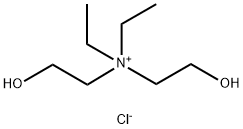 Ethanaminium, N,N-diethyl-2-hydroxy-N-(2-hydroxyethyl)-, chloride (1:1) Structural