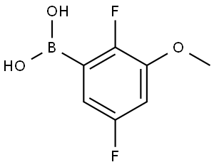 Boronic acid, B-(2,5-difluoro-3-methoxyphenyl)- Structural