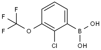 Boronic acid, B-[2-chloro-3-(trifluoromethoxy)phenyl]- Structural
