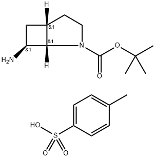 rel-(1S,5S,7S)-2-Boc-7-amino-2-azabicyclo[3.2.0]heptane tosylate Structural