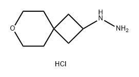 Hydrazine, 7-oxaspiro[3.5]non-2-yl-, hydrochloride (1:2) Structural