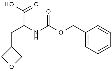 2-(((Benzyloxy)carbonyl)amino)-3-(oxetan-3-yl)propanoic acid Structural