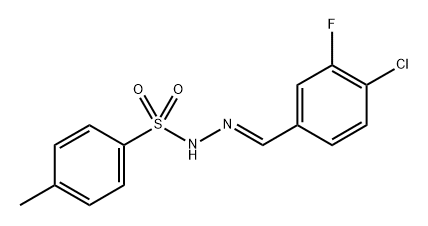 N'-(4-chloro-3-fluorobenzylidene)-4-methylbenzenesulfonohydrazide