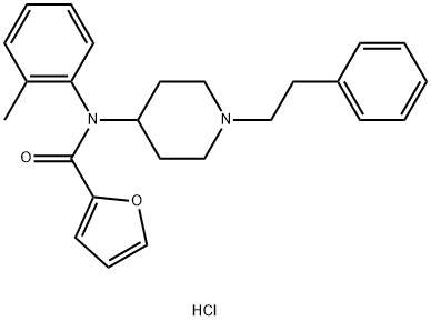 ortho-methyl Furanyl fentanyl (hydrochloride) Structural