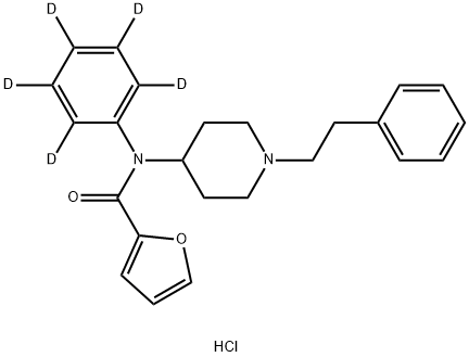 Furanylfentanyl-d5 hydrochloride Structural