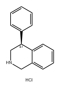 Isoquinoline, 1,2,3,4-tetrahydro-4-phenyl-, hydrochloride (1:1), (4S)- Structural