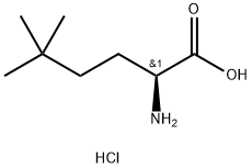 L-Norleucine, 5,5-dimethyl-, hydrochloride (1:1) Structural