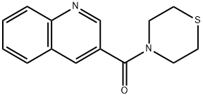 quinolin-3-yl(thiomorpholino)methanone Structural