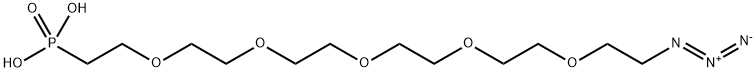 Azido-PEG5-Phosphonic acid Structural
