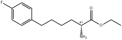 ethyl(R)-2-amino-6-(4-fluorophenyl)hexanoate Structural