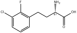 H-L-HomoPhe(2-F,3-Cl)-OH Structural