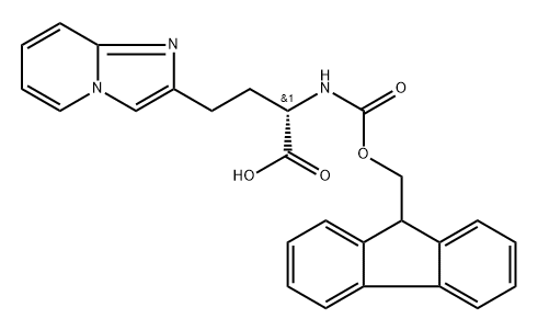 Fmoc-4-(Imidazo(1,2-a)pyridine-2-yl)-Abu-OH Structural
