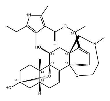 Batrachotoxinin A 20-(5-ethyl-2,4-dimethyl-1H-pyrrole-3-carboxylate)