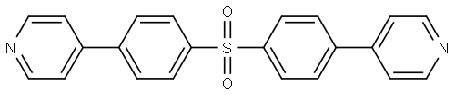 4,4'-(Sulfonylbis(4,1-phenylene))dipyridine Structural