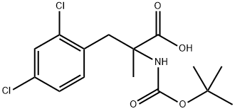 N-Boc-2,4-dichloro-a-methyl-DL-phenylalanine Structural