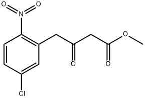 Benzenebutanoic acid, 5-chloro-2-nitro-β-oxo-, methyl ester Structural
