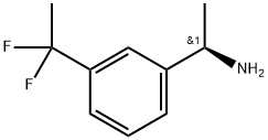 Benzenemethanamine, 3-(1,1-difluoroethyl)-α-methyl-, (αR)- Structural
