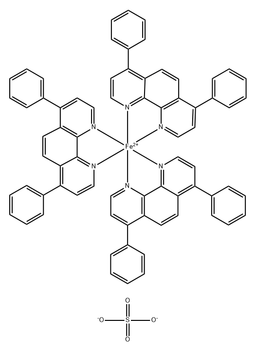 iron(2+)-tris(bathophenanthroline) Structural