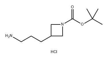 tert-butyl 3-(3-aminopropyl)azetidine-1-carboxylate hydrochloride Structural