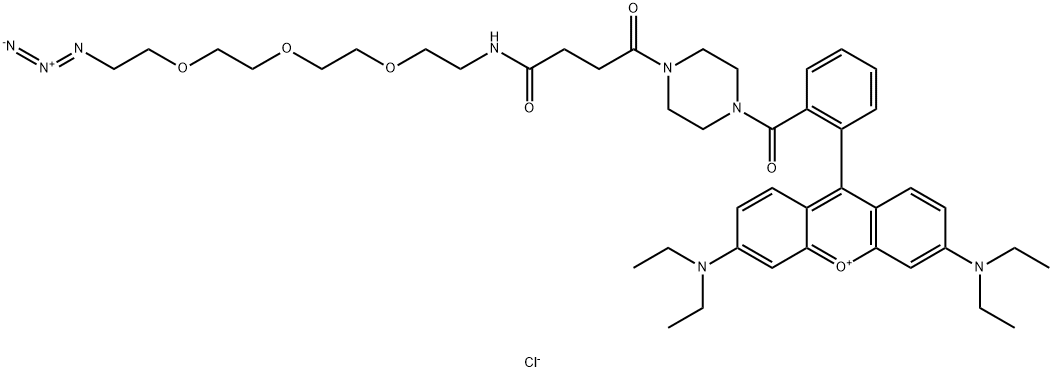 Rhodamine-N3 chloride Structural
