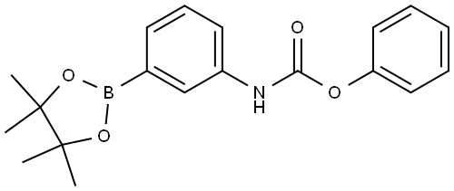 Phenyl (3-(4,4,5,5-tetramethyl-1,3,2-dioxaborolan-2-yl)phenyl)carbamate Structural