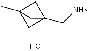 1-(3-Methylbicyclo[1.1.1]pentan-1-yl)methanamine Hydrochloride Structural
