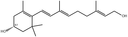 Retin-3,15-diol, 11,12-dihydro-, (3β)- Structural