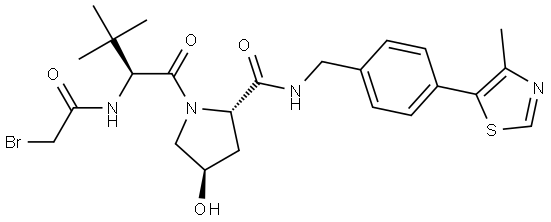 (S,R,S)-AHPC-C1-Br Structural
