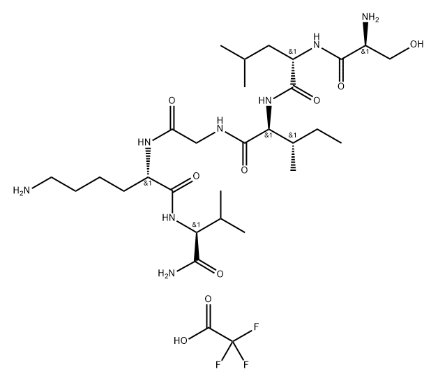 PAR2 (1-6) amide (human) (trifluoroacetate salt) Structural