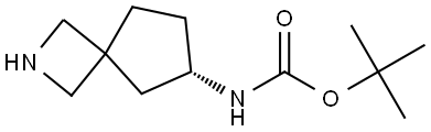 (S)-tert-Butyl 2-azaspiro[3.4]octan-6-ylcarbamate Structural
