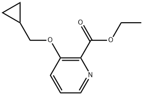 Ethyl 3-(cyclopropylmethoxy)-2-pyridinecarboxylate Structural