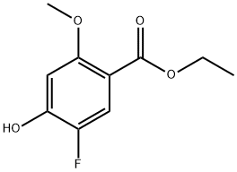 Ethyl 5-fluoro-4-hydroxy-2-methoxybenzoate Structural