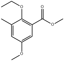 methyl 2-ethoxy-5-methoxy-3-methylbenzoate Structural