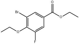 ethyl 3-bromo-4-ethoxy-5-fluorobenzoate Structural