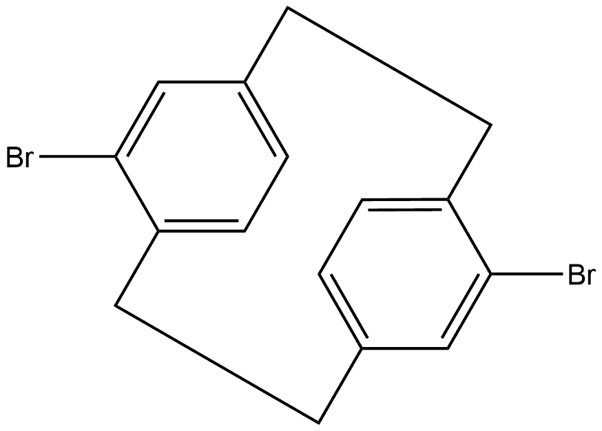 S-4,16-Dibromo[2.2]paracyclophane Structural